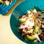 Tropical Twist: Pineapple & Avocado Salad with Coconut Cheese