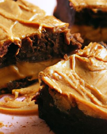 Decadent Peanut Butter Swirl Brownies: A Delectable Twist