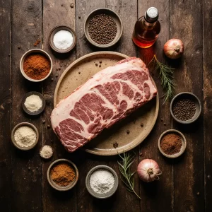 Clearly states what the image contains and uses key recipe-related search terms like "homemade" and "smoky.