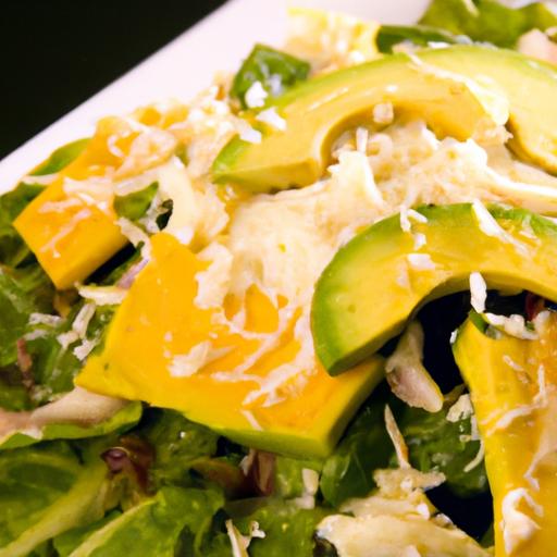 Tropical Twist: Pineapple & Avocado Salad with Coconut Cheese