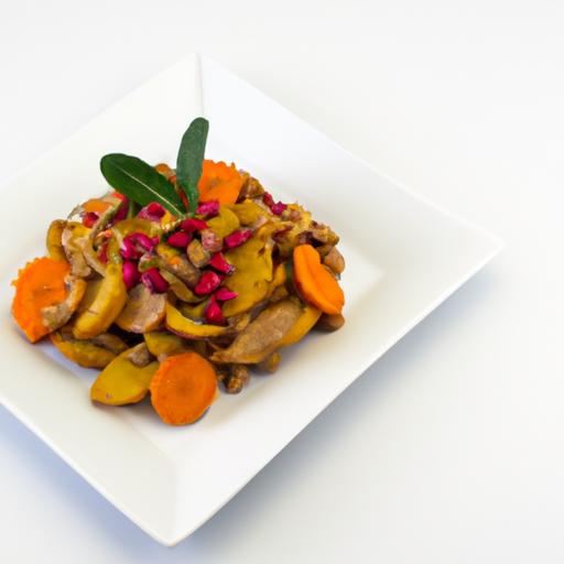 Nutty Flavors: Roasted Sweet Potato & Lentil Salad Delight