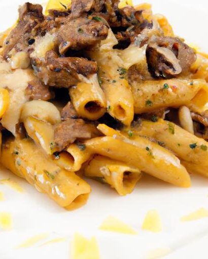Philly Cheesesteak Pasta: A Savory Twist on a Classic Icon