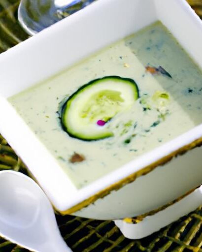 Refreshing Chilled Cucumber Soup: A Cool Summer Delight
