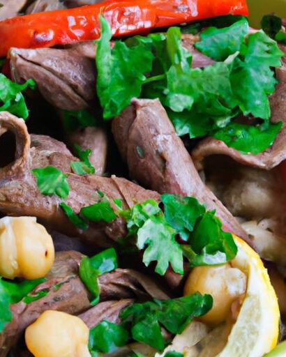 Mediterranean Beef & Hummus Bowl: A Flavorful Fusion Feast