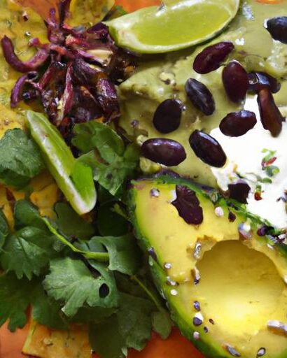 Bright Bites: Black Bean Avocado Salad with Vegan Queso Fresco