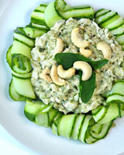 Fresh & Nutty: Millet Cucumber Salad with Cashew Cheese