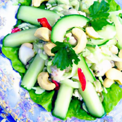 Wholesome Millet & Cucumber Salad with Creamy Cashew Dressing