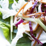 Crunchy Sesame Cabbage Slaw with Creamy Dairy-Free Boost