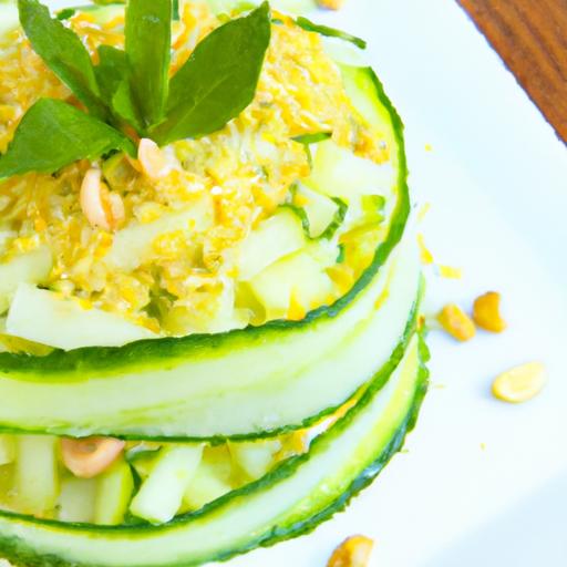 Fresh & Nutty: Millet Cucumber Salad with Cashew Cheese