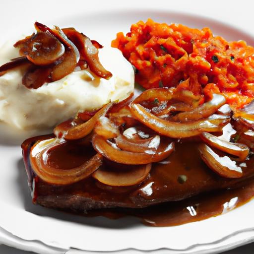 Savor the Rich Flavors of Caramelized Onion & Swiss Steak