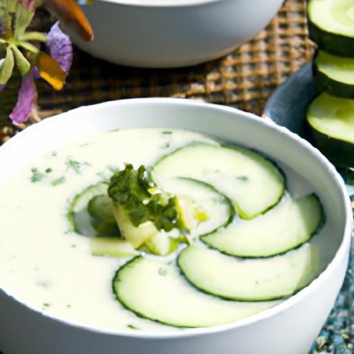 Refreshing Chilled Cucumber Soup: A Cool Summer Delight