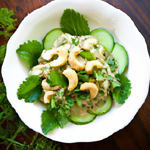 Wholesome Millet & Cucumber Salad with Creamy Cashew Dressing