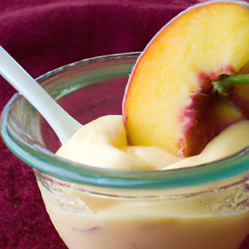 Sweet Solutions: using Jarred Peaches for Frozen Desserts