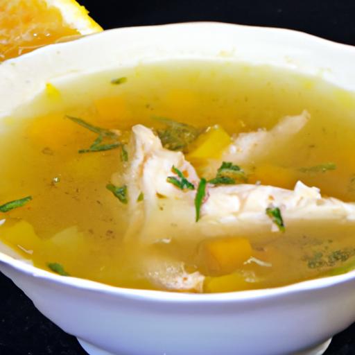 Brighten Your Day with Zesty Lemon Garlic Chicken Soup