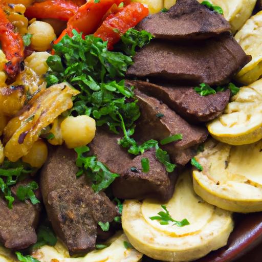 Mediterranean Beef & Hummus Bowl: A Flavorful ⁣Fusion‌ Feast