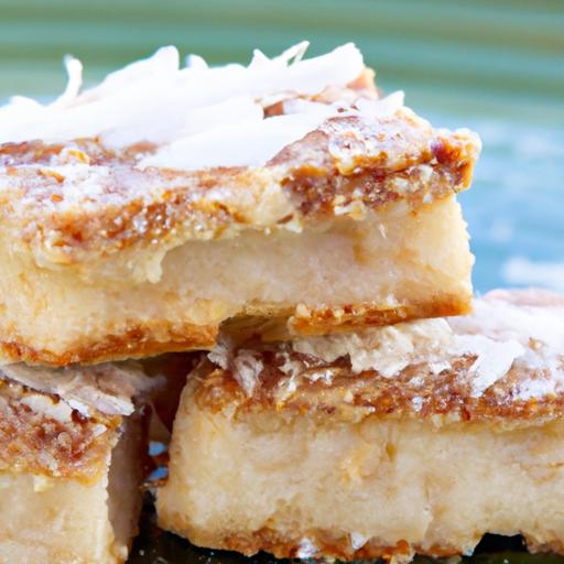 Chewy Coconut Macaroon Bars: A Sweet Tropical Twist