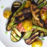 Savor Summer Flavors: Grilled Eggplant & Vegan Halloumi Salad