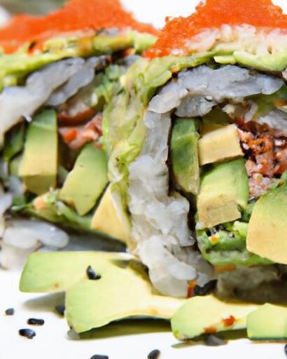 Fresh & Flavorful: The Art of Salmon Avocado Sushi Rolls
