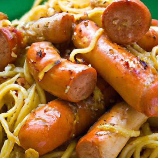 Sizzling Delight: The Art of Fried Spaghetti Sausages