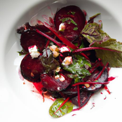 Brighten Your Plate: Balsamic Beet Salad with Vegan Ricotta