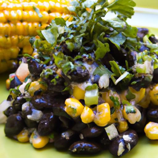 Zesty Black Bean & Corn Salad with Vegan Cotija Magic