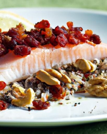 Sockeye Salmon Meets Cranberry Walnut Couscous: A Flavorful Duo