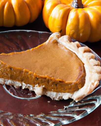 The Perfect Pumpkin Pie: A Slice of Autumn’s Warmth