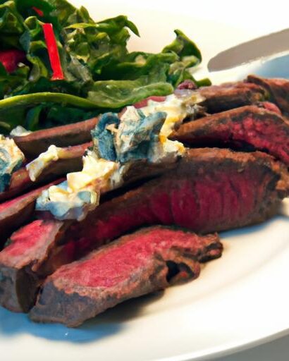 Savor the Bold Flavor of Blue Cheese Crusted Steak Delight