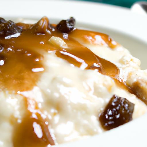 Martha Stewart's Rice Pudding with Luscious Caramel Sauce