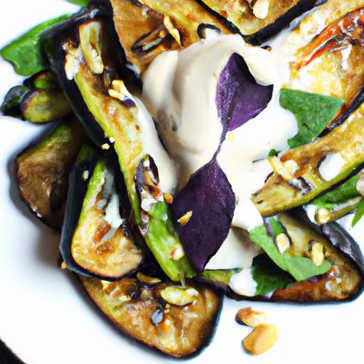 Elevate Your Salad Game: Miso-Roasted Eggplant with Almond Feta