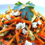 Wholesome Farro & Roasted Carrot Salad with Dairy-Free Cheese