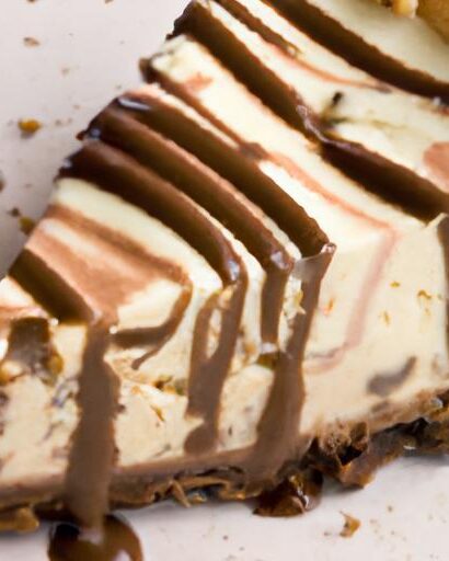 Decadent Swirls: The Art of Chocolate Marble Cheesecake