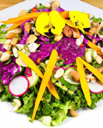 Rainbow Raw & Roasted Salad: A Vibrant, Nutritious Twist