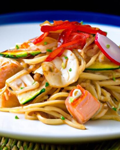 Fiery Szechuan Salmon Noodles: A Bold Taste Adventure