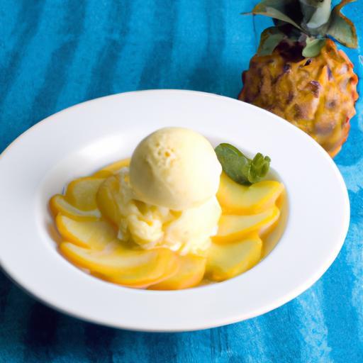 Tropical Twist: Discover the Delight of Orange Pineapple Ice Cream