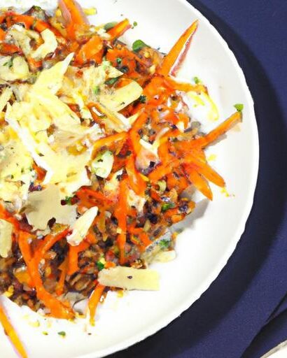 Wholesome Farro & Roasted Carrot Salad with Dairy-Free Cheese