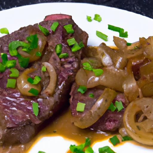 Savor the Flavor: Caramelized Onion & Swiss Steak Delight