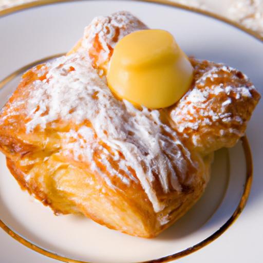 Decadent Danish Pastries Filled with Creamy Custard Delight