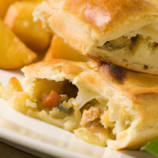 Savory Chicken & Cheese Jalousie: A Flavorful Pastry Delight