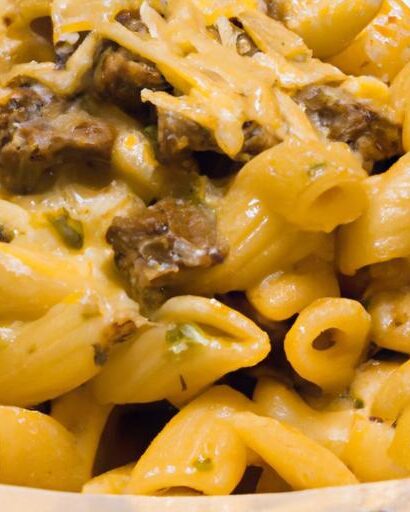 Philly Cheesesteak Pasta: A Savory Twist on a Classic Favorite