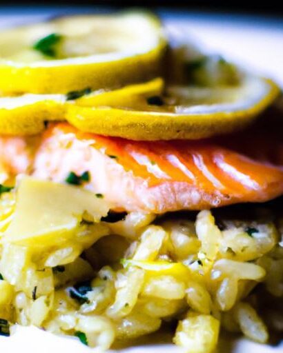Zesty Lemon Garlic Butter Salmon Orzo: A Flavorful Twist