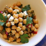 Bright Bites: Quinoa & Chickpea Salad with Vegan Feta Flair