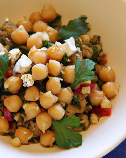 Bright Bites: Quinoa & Chickpea Salad with Vegan Feta Flair