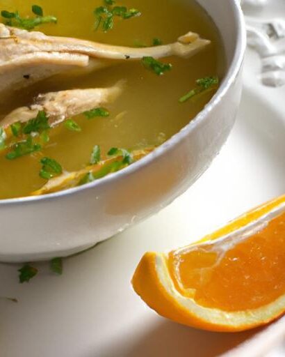 Brighten Your Day with Zesty Lemon Garlic Chicken Soup