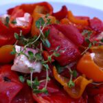 Bright Bites: Roasted Red Pepper & Vegan Ricotta Salad