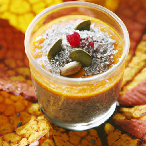 Creamy⁢ Pumpkin Chia Seed Pudding: Autumn's⁤ Healthy Treat