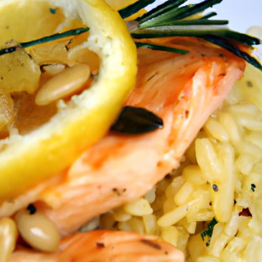 Zesty Lemon Garlic Butter Salmon Orzo: Flavor Packed Delight