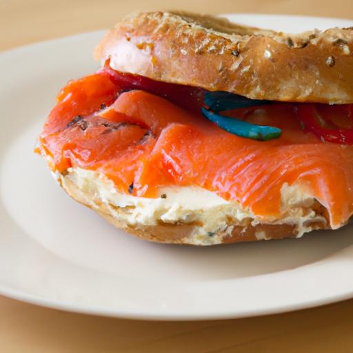 Delight in the Classic Smoked Salmon‍ Bagel with Cream Cheese