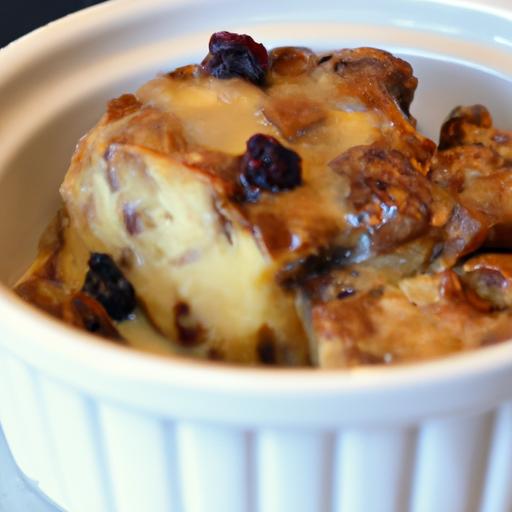 Timeless Old-Fashioned Bread pudding with Creamy Vanilla ‌Sauce