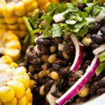 Zesty Black Bean & Corn Salad with Vegan Cotija Twist